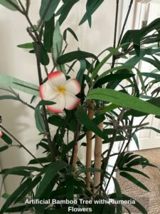 Artificial-Bamboo-Tree-with-Plumeria-Flowers-second-image