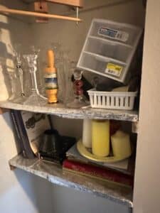 Assorted-Glass-Candlesticks-and-Decorative-Items