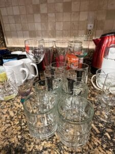 Assorted-Glassware-Set-with-Anchor-Hocking-Manchester-and-Pressed-Glass-Tumblers