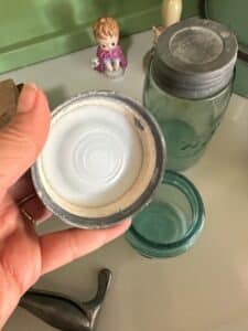 Ball-Perfect-Mason-Blue-Glass-Mason-Jar-with-Lid-third-image