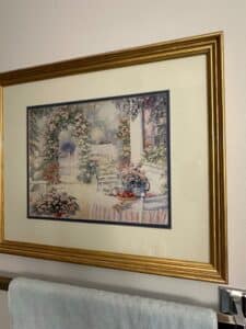 Barbara-Mock-Garden-Hideaway-Framed-Print