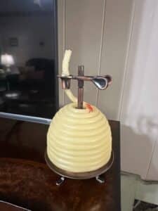 Candle-by-the-Hour-Beehive-Candle-with-Mechanical-Bird