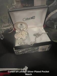 Colibri-of-London-Silver-Plated-Pocket-Watch