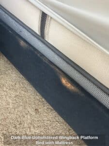 Dark-Blue-Upholstered-Wingback-Platform-Bed-with-Mattress-second-image