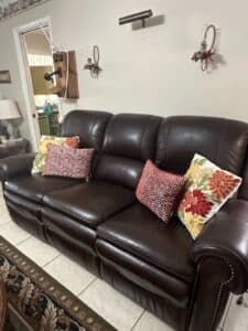Dark-Brown-Leather-Power-Reclining-Sofa