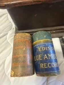 Edison-Blue-Amberol-Record-The-Preacher-and-the-Bear