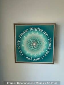 Framed-Hooponopono-Mandala-Art-Print