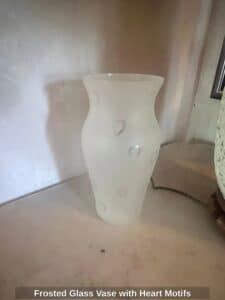 Frosted-Glass-Vase-with-Heart-Motifs
