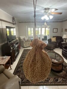 Garray-Black-Velvet-Evening-Bag-with-Lace-Trim