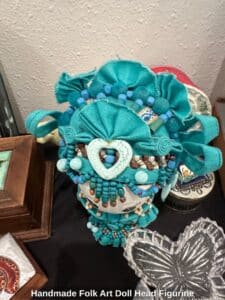 Handmade-Folk-Art-Doll-Head-Figurine