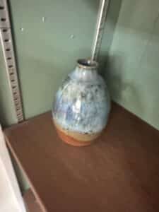 Handmade-Globe-Shaped-Ceramic-Vase-with-Drip-Glaze