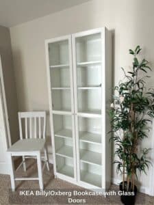 IKEA-Billy-or-Oxberg-Bookcase-with-Glass-Doors