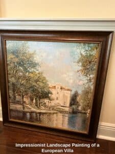Impressionist-Landscape-Painting-of-a-European-Villa