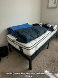 Inofia-Queen-Size-Mattress-with-Metal-Bed-Frame