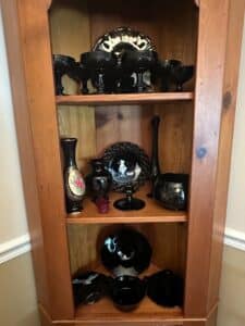 L.E.-Smith-Mt.-Pleasant-Black-Amethyst-Glassware-Set