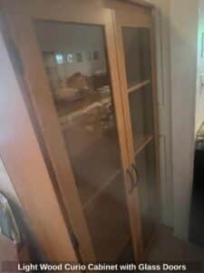 Light-Wood-Curio-Cabinet-with-Glass-Doors
