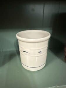 Longaberger-Woven-Traditions-Classic-Blue-Stoneware-Utensil-Holder