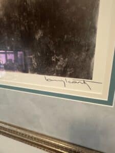 Louis-Icart-La-Femme-et-le-Chien-Lithograph-second-image