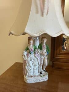 Made-in-Occupied-Japan-Porcelain-Figural-Lamp