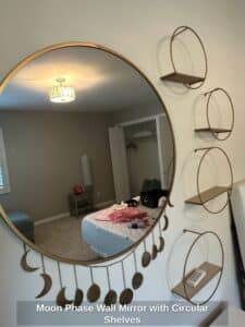 Moon-Phase-Wall-Mirror-with-Circular-Shelves