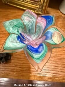 Murano-Art-Glass-Flower-Bowl