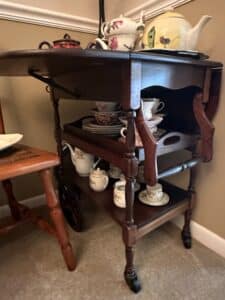 Pennsylvania-House-Cherry-Drop-Leaf-Rolling-Tea-Cart