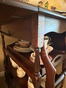 Pennsylvania-House-Cherry-Drop-Leaf-Rolling-Tea-Cart-second-image