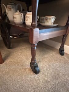 Pennsylvania-House-Cherry-Drop-Leaf-Rolling-Tea-Cart-third-image