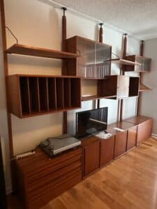 Poul-Cadovius-Cado-System-Teak-Modular-Wall-Unit