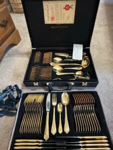 SBS-Bestecke-Solingen-Piece-or-Karat-Gold-Plated-Cutlery-Set