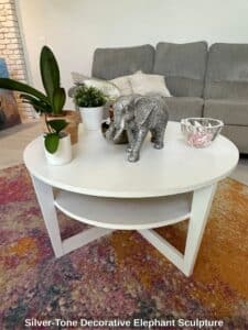 Silver-Tone-Decorative-Elephant-Sculpture-second-image