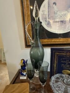 Smoky-Grey-Glass-Genie-Bottle-Decanter-Set