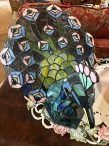 Stained-Glass-Peacock-Lamp