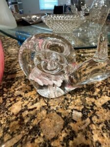 Steuben-Glass-Snail-Figurine