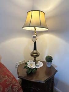 Stiffel-Brass-and-Black-Fluted-Table-Lamp