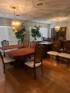 Thomasville-Dining-Room-Set-with-Cane-Back-Chairs