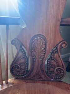 Victorian-Style-Spindle-Back-Rocking-Chair-with-Carved-Accents-second-image