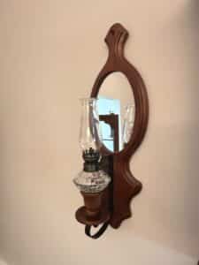Victorian-Style-Wall-Sconce-with-Oil-Lamp-and-Mirror-second-image