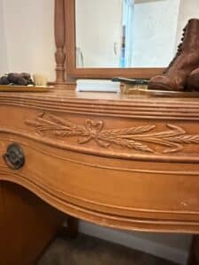 Vintage-Art-Deco-Waterfall-Vanity-with-Mirror-and-Stool-third-image