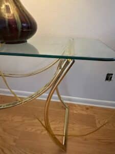 Vintage-Brass-and-Glass-Console-Table-second-image