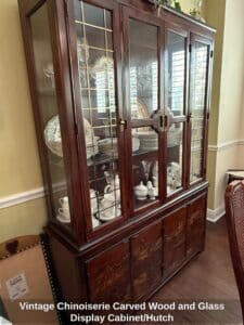Vintage-Chinoiserie-Carved-Wood-and-Glass-Display-Cabinet-or-Hutch