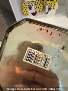 Vintage-Coca-Cola-Tin-Box-with-Polka-Dots-second-image