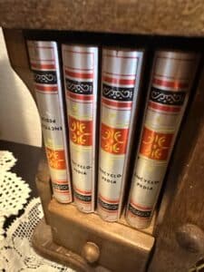 Vintage-Decorative-Book-Box-with-Faux-Encyclopedia-Set-third-image