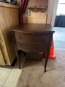 Vintage-Drexel-Travis-Court-Federal-Mahogany-Two-Drawer-Side-Table