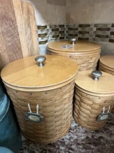Vintage-Longaberger-Canister-Set