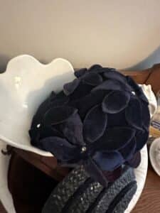 Vintage-Navy-Blue-Velvet-Petal-Hat