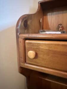 Vintage-Pine-Writing-Desk-with-Hutch-second-image