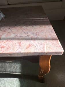 Vintage-Pink-Marble-Top-Coffee-Table-with-Scalloped-Apron-and-Cabriole-Legs-second-image