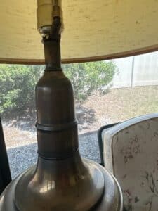 Vintage-Stiffel-Brass-Table-Lamp-with-Urn-Base-and-Drum-Shade-second-image