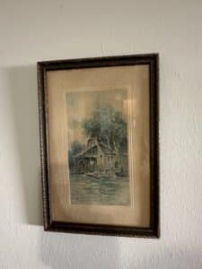 Watercolor-Painting-of-a-Mill-Scene-by-J.-L.-Jacob